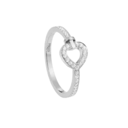 Bague Pretty Woman Or blanc
