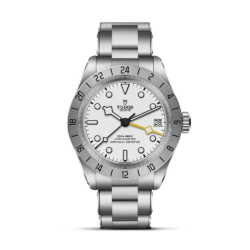 Black Bay Pro bracelet acier cadran blanc, tudor-m79470-0004