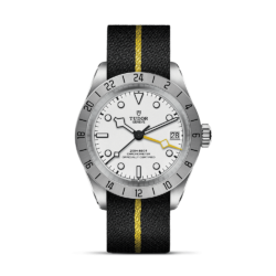 Black Bay Pro bracelet tissu cadran blanc 39 mm m79470-0005