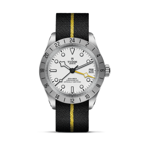 Black Bay Pro bracelet tissu cadran blanc 39 mm m79470-0005