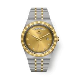 Tudor Royal set in champagne gold 41 mm m28603-0006