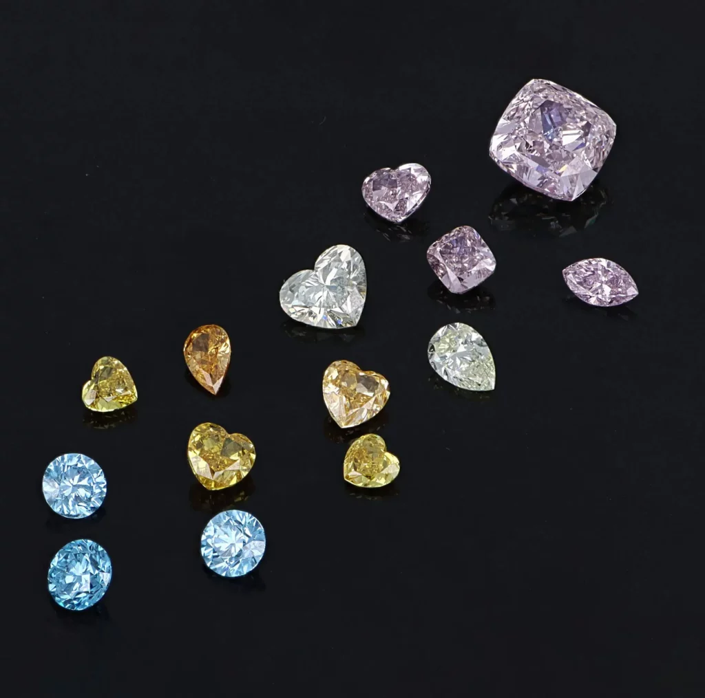 Couleur des diamants article mobile