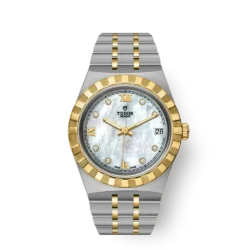 Tudor Royal mother-of-pearl set in gold, 34 mm, tudor-m28403-0007