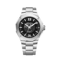 Baume &amp; Mercier Riviera Automatic Watch - Smoky Grey Dial - Steel Bracelet - 42mm - 10702