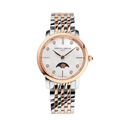 frederique constantt slimline ladies moonphase fc-206mpwd1s2b