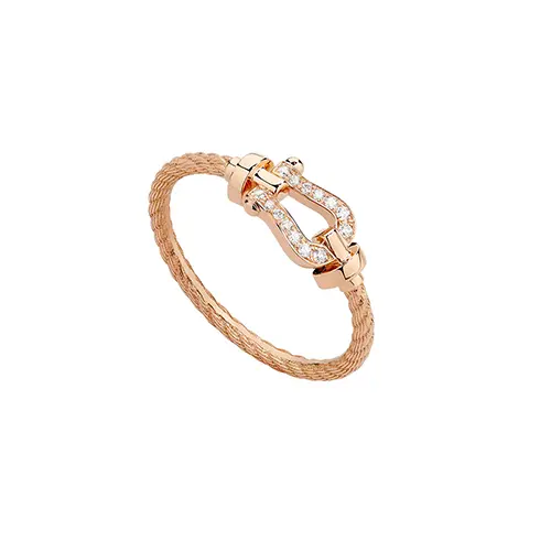 <b>FRED</b> <br> Force 10 <br>Bague PM or rose sertie