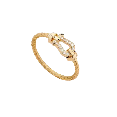 <b>FRED</b> <br> Force 10 <br>Bague PM or jaune sertie