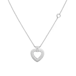 Pendentif FRED Pretty Woman MM or blanc serti