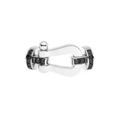 Manille Fred Force 10 sertie diamants noirs Grand modèle