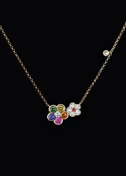 Collier or jaune fête des mères