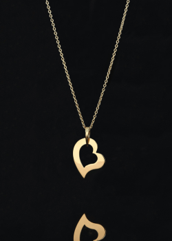 Collier or jaune fête des mères