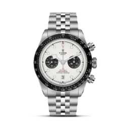 Black Bay Chrono bracelet 5 mailles cadran blanc - tudor-m79360n-0014