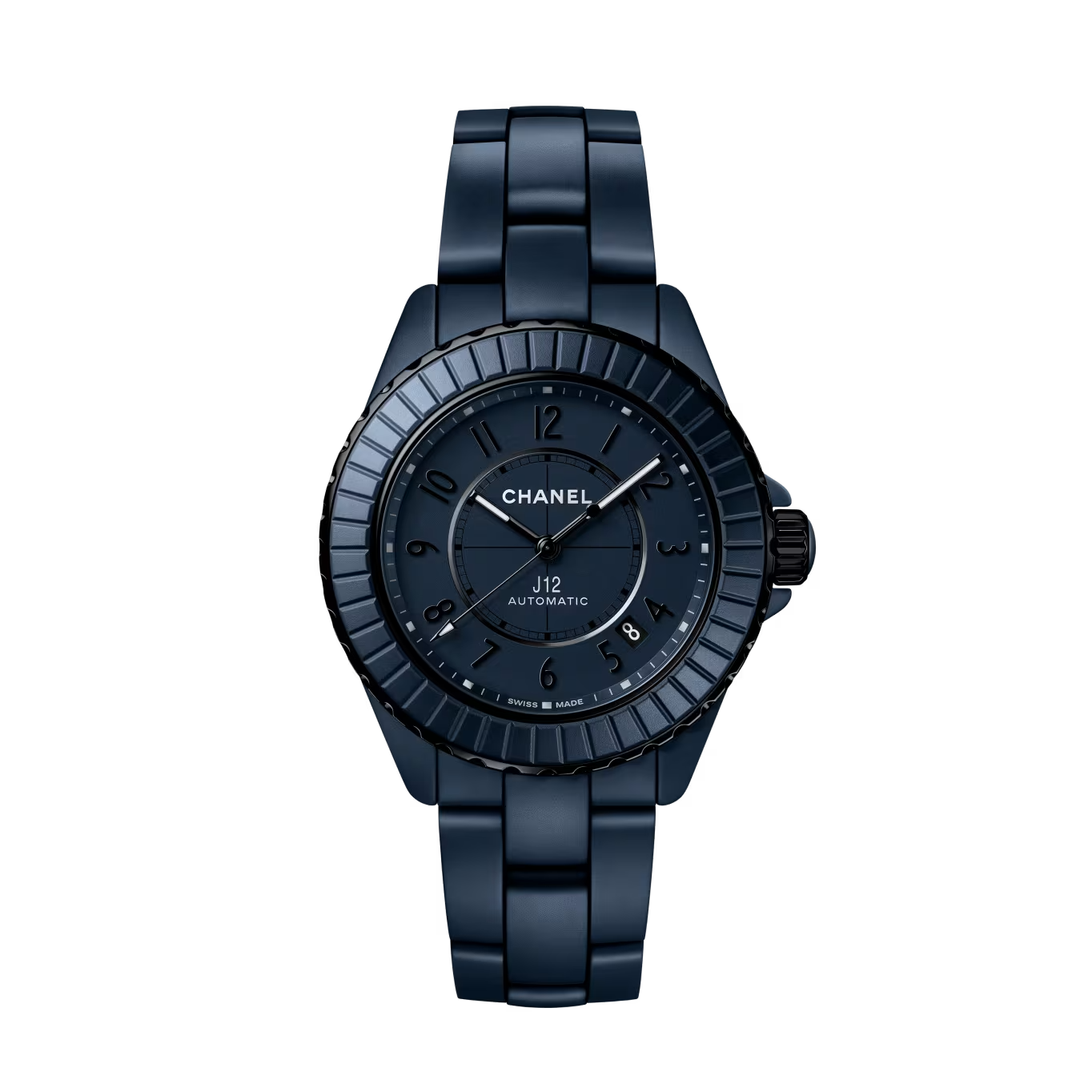 Montre CHANEL J12 bleu 38 mm calibre 12.1