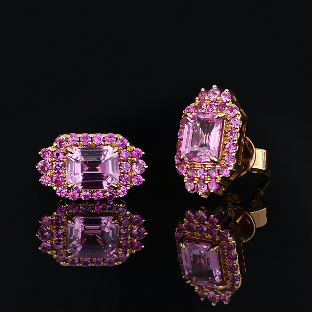 Boucles d'oreilles colorées - boucles d'oreilles de mariage - Bollwerk joailliers Mulhouse Belfort Bâle
