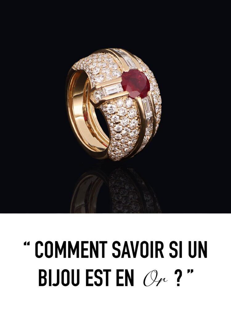 Comment savoir si un bijou est en or