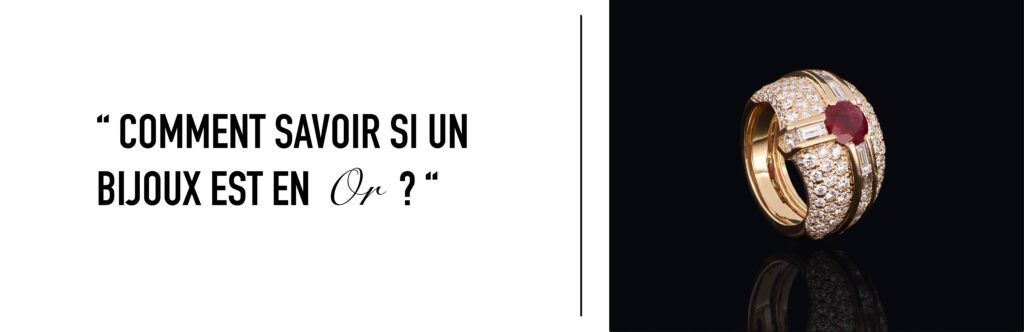 Comment savoir si un bijou est en or