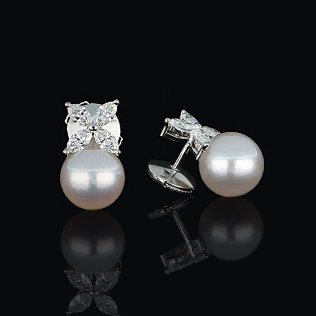 Puces d'oreilles - boucles d'oreilles de mariage - Bollwerk joailliers Mulhouse Belfort Bâle