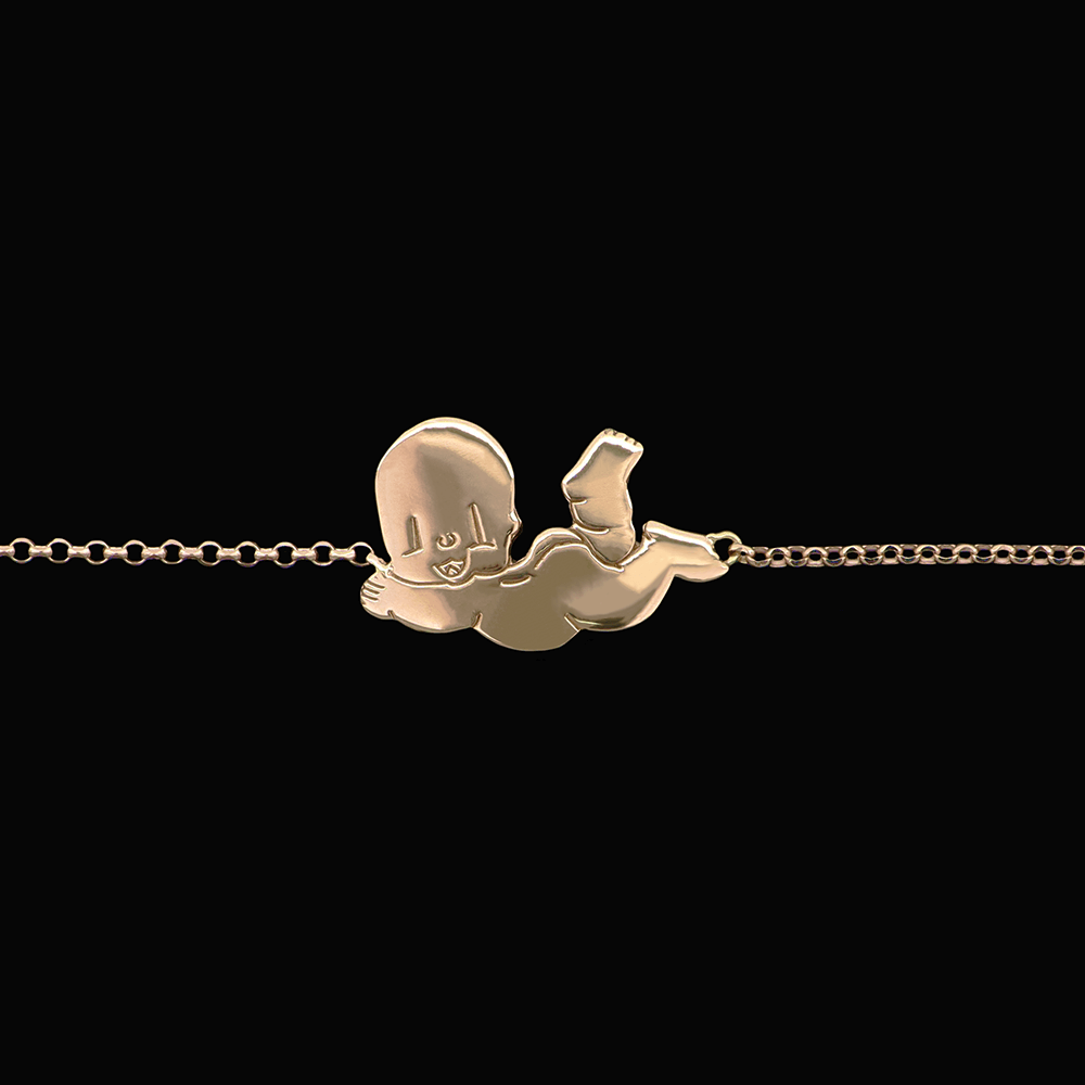 Bracelet enfant en or rose