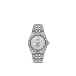 TUDOR Royal 30mm mother-of-pearl dial with diamonds, 5-link bracelet