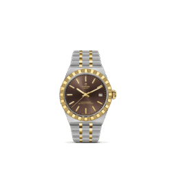 TUDOR Royal 36mm cadran marron bracelet 5 mailles acier et or jaune