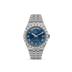 TUDOR Royal 40 mm blaues Zifferblatt mit römischen Ziffern, 5-gliedriges Armband