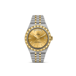 TUDOR Royal 40mm cadran champagne bracelet 5 mailles acier or jaune