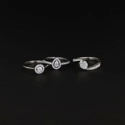 Bagues diamants Saint-Valentin
